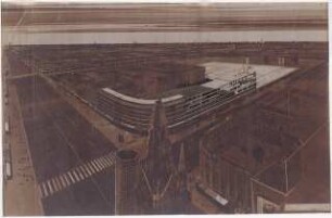 Geschäftshaus Tauentzienstraße/Rankestraße (»DEFAKA«), Berlin-Charlottenburg Erweiterung: Perspektivische Ansicht (Vogelschau)