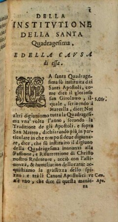 Meditationi Sopra Tvtti Gli Evangelii Dell'Anno, 2. Che contiene le meditationi sopra gli Evangelii Delle Ferie Della Quadragesima
