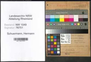 Entnazifizierung Hermann Schuermann , geb. 23.06.1901 (Angestellter)