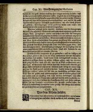 CAP. XII. Von dem Athem-hohlen.