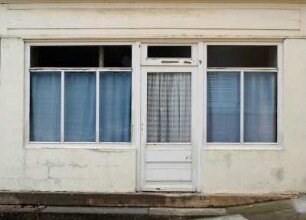Frankreich. Bourgogne. Saone et Loire. Cuisery. Fassade geschlossen