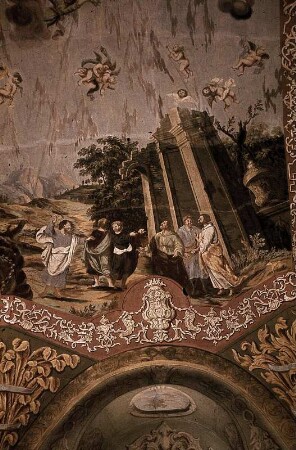Die Jünger am Grabe der Maria