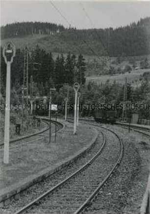 Eisenbahn-Bahnhof Bärenthal-Feldberg im Schwarzwald