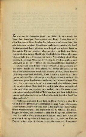 Zur Vorgeschichte des Jahres 1809 in Tirol