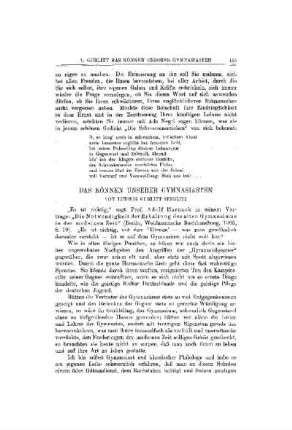 Das Können unserer Gymnasiasten