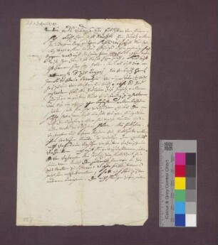 Johann Jakob Lorentz und Genossen reversieren gegenüber dem Domstift zu Basel über Reben zu Auggen.