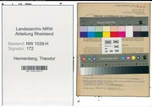 Entnazifizierung Theodor Hennenberg , geb. 20.10.1908 (Buchhalter)