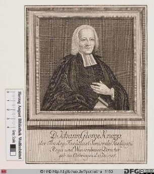 Bildnis Johann Georg Knapp