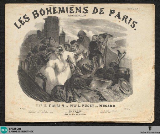 Les bohémiens de Paris : quadrille brillant