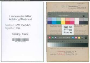 Entnazifizierung Franz Giering , geb. 21.09.1897 (Arbeiter)