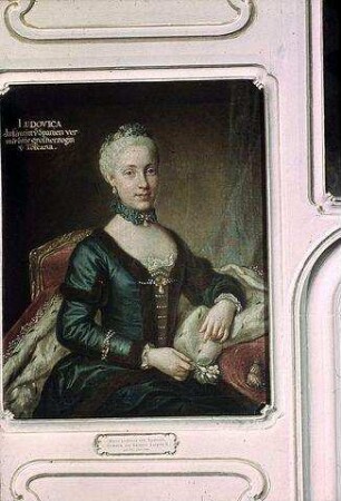 Porträt der Maria Ludovica von Spanien, Großherzogin von Toskana, nachmals Kaiserin