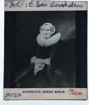Bol, Porträt einer älteren Dame, möglicherweise Elisabeth Bas (RM SK-A-714)