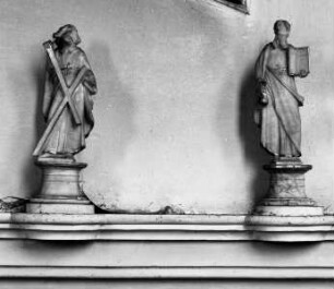 Die zwölf Apostel mit Salvator und Immaculata — Der Apostel Judas Thaddäus (rechts)