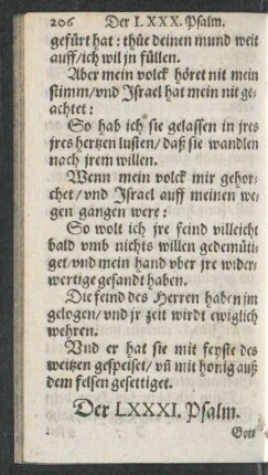 Der LXXXI. Psalm. - Der XC. Psalm.
