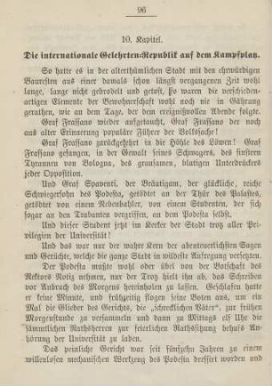 10. Kapitel. Die internationale Gelehrten-Republik auf dem Kampfplatz.