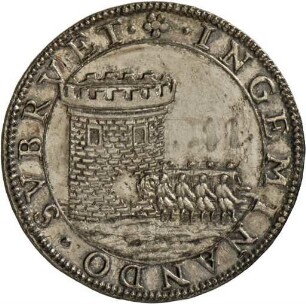 Medaille auf die Vertreibung der Spanier und die Einnahme von Bislich, 1595