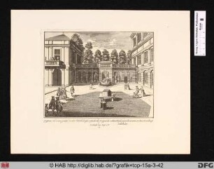 [Fassade des rechten Flügels des Schlosses Salzdahlum].