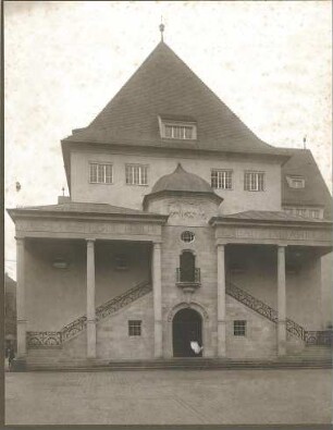 Fischer, Theodor; Stuttgart; Gustav-Siegle-Haus - Fassadenansicht