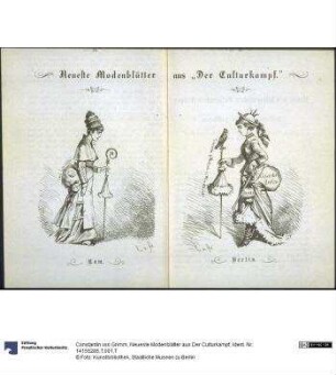 Neueste Modenblätter aus Der Culturkampf