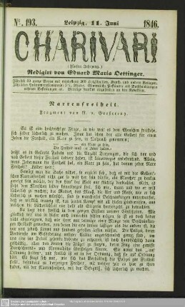 5.1846=193: Charivari