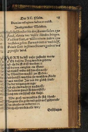 Der XC. Psalm.