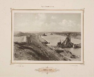 Nord-Ostsee-Kanal - Durchstich bei Landwehr (1890)