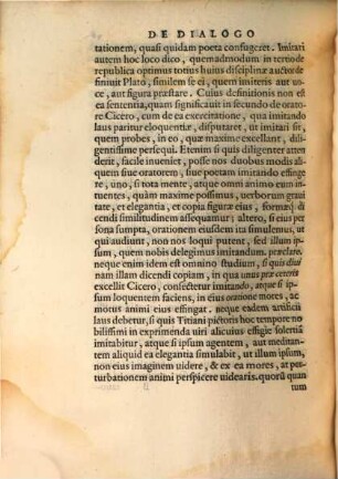 Caroli Sigonii De dialogo liber ad Joannem Maronum Cardinalem
