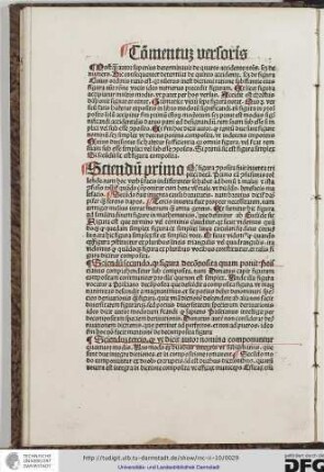 Postquam autor superius determinavit de quarto accidente nominis scilicet de numero hoc consequenter determinat de quinto accidente scilicet de figura