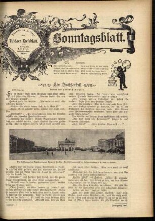 Ausgabe vom Sonntag, den 24. November 1907.