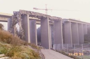 Podelsatzbrücke, Abbr. Überbau