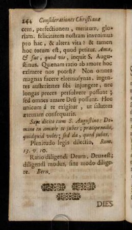 244-260, Dies XXVI. - Dies XXVIII.