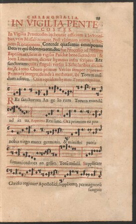 In Vigilia Pentecostes.