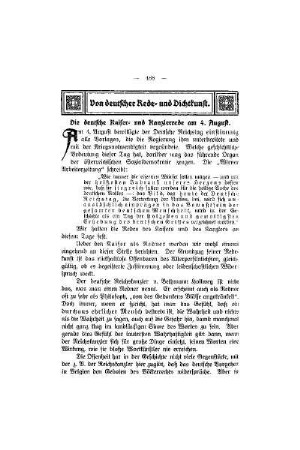 Von deutscher Rede- und Dichtkunst