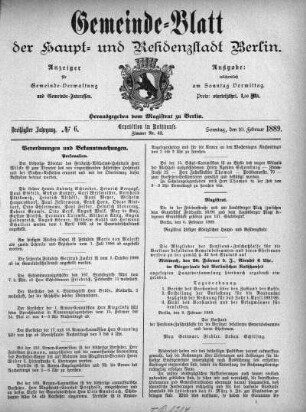 1889,6: No. 6, 10. Februar 1889