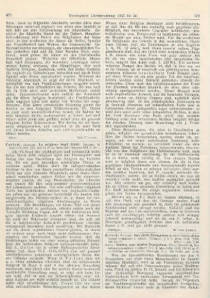 472-480 [Rezension] Hirsch, Emanuel, Das vierte Evangelium