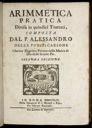Arimmetica practica : Divisa in quindici trattati