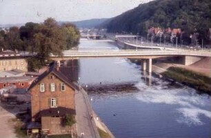Esslingen, Vogelsangbrücke, flussaufwärts