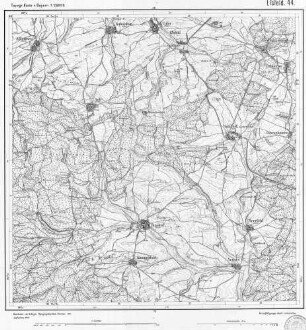 44 Efsfeld Topographische Karte von Bayern 1:25.000 [Positionsblätter]