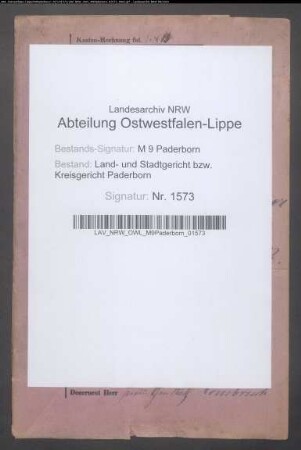 Erblasser: Kremmer, Rödger; Erblasser: Kremmer, Elisabeth, geb. Rodichtskoers:
