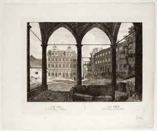 Hof des Heidelberger Schlosses