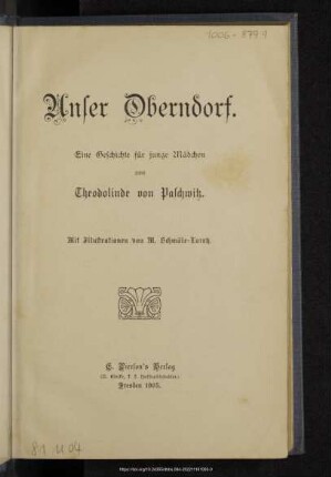Unser Oberndorf : eine Geschichte für junge Mädchen