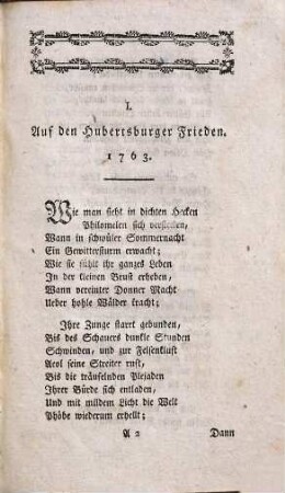 Joachim Christian Blums sämmtliche Gedichte, 1
