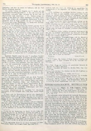 762-763 [Rezension] Frede, Hermann Josef, Pelagius, der irische Paulustext, Sedulius Scottus