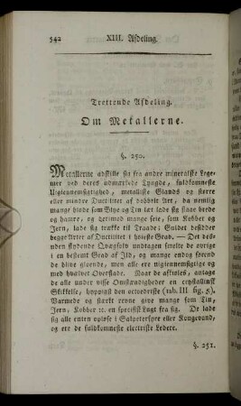 Trettende Afdeling. Om Metallerne