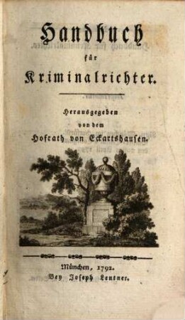 Handbuch für Kriminalrichter