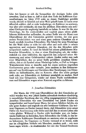 3. Jonathan Eibenschütz