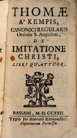 De Imitatione Christi