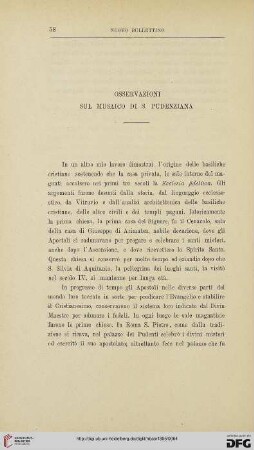 1: Osservazioni sul musaico di S. Pudenziana