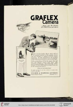 Folmer & Schwing Division, Eastman Kodak Company [Graflex Camera]