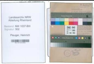 Entnazifizierung Heinrich Pleuger , geb. 29.06.1898 ()